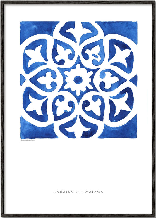 Tile Malaga blue