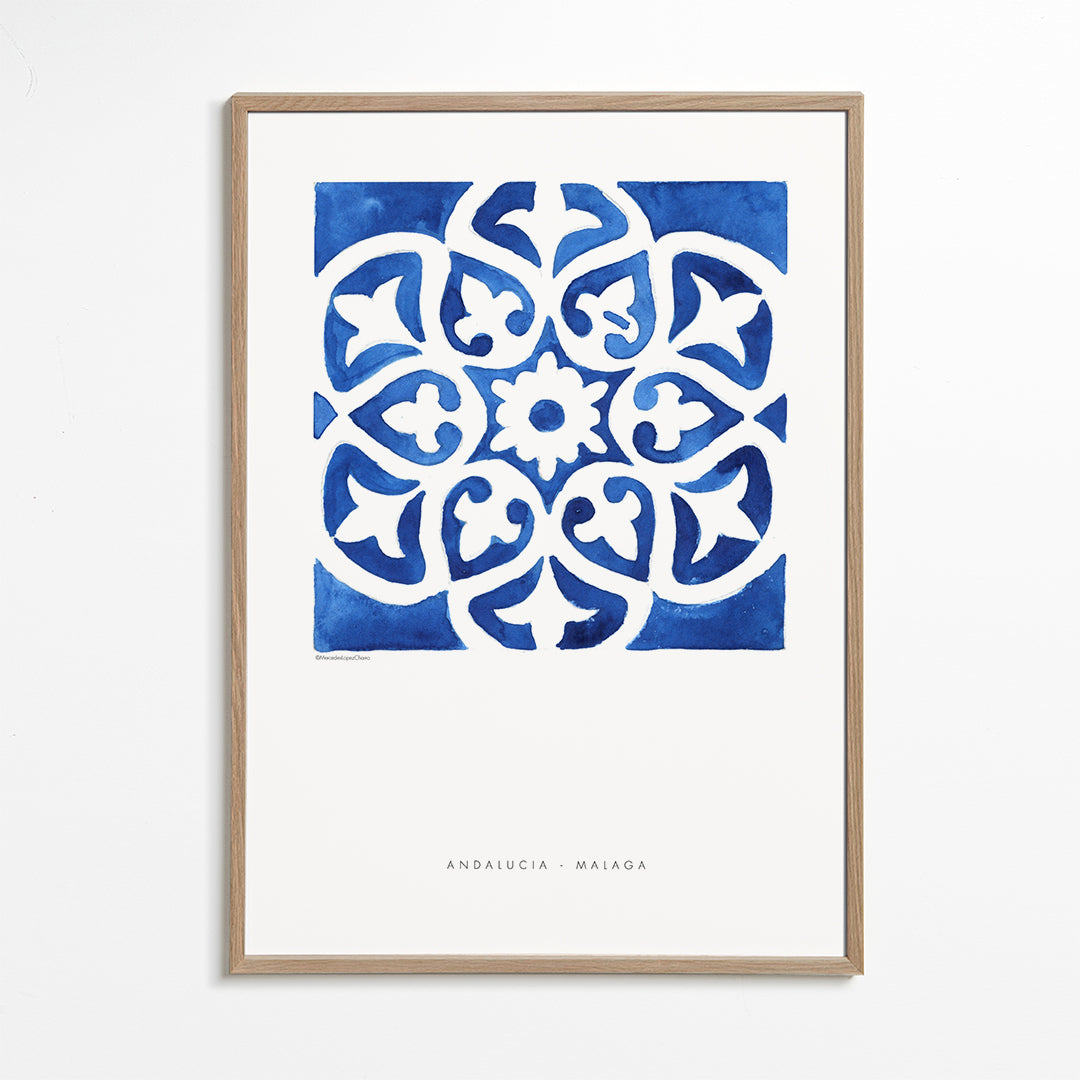 Tile Malaga blue
