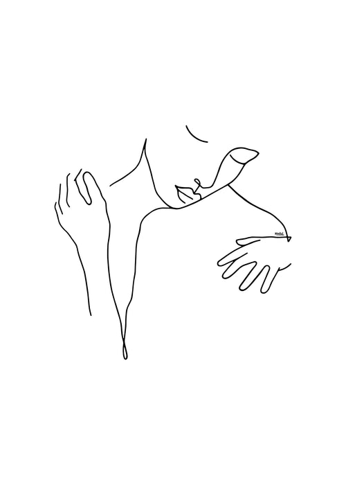 Embrace - Unframed art print