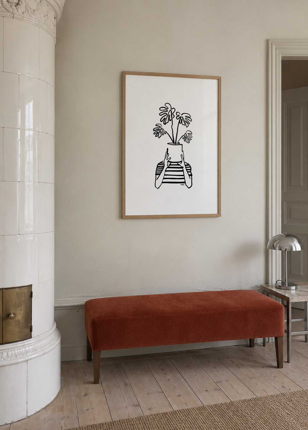 Mood plants - Framed poster in an interior