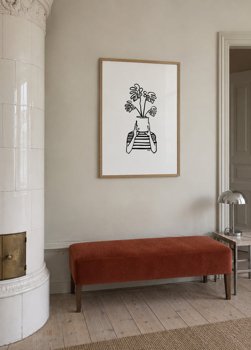 Mood plants - Framed poster in an interior