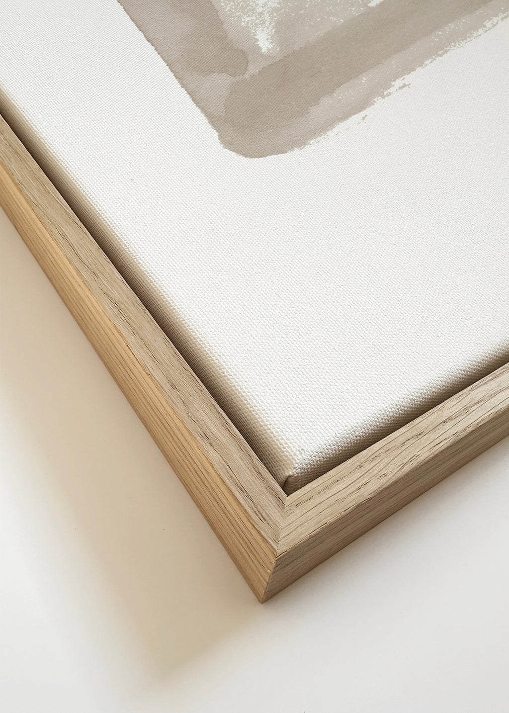 Abstract Leaf - Framed canvas detail