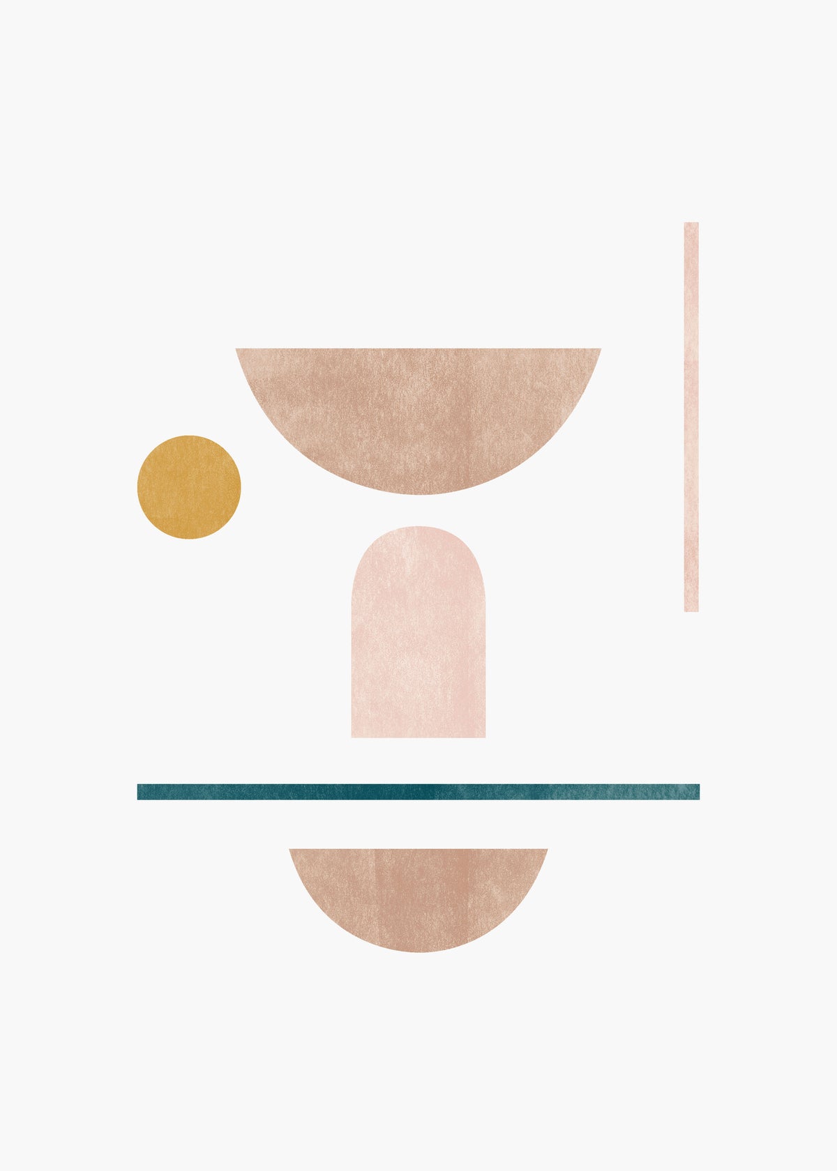 Geometric No 02 - Unframed art print