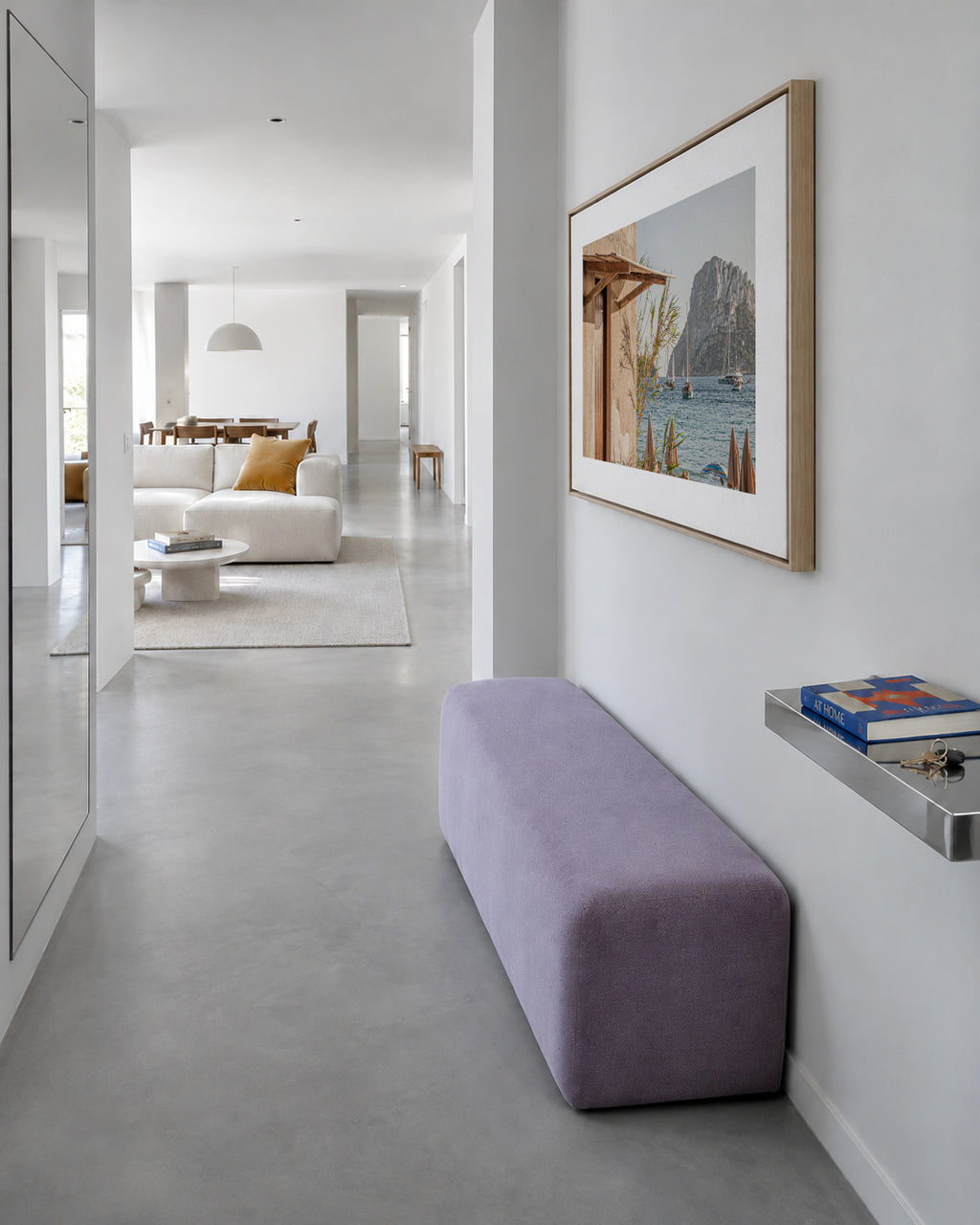Ibiza XVIII - Framed canvas in an interior