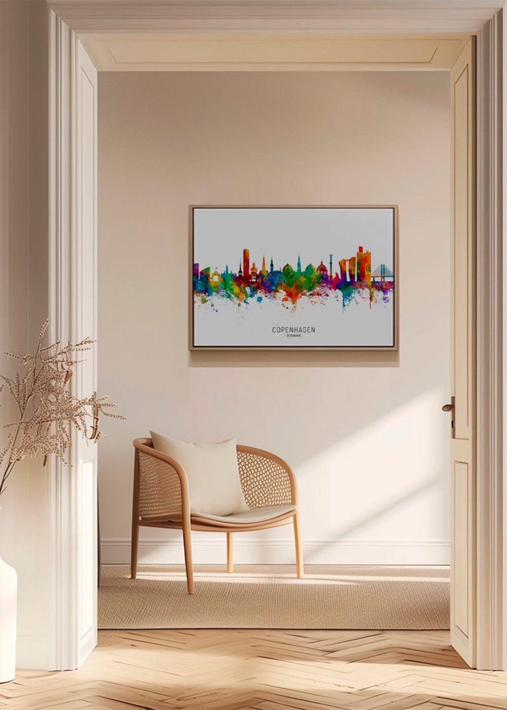 Copenhagen Skyline multicolor