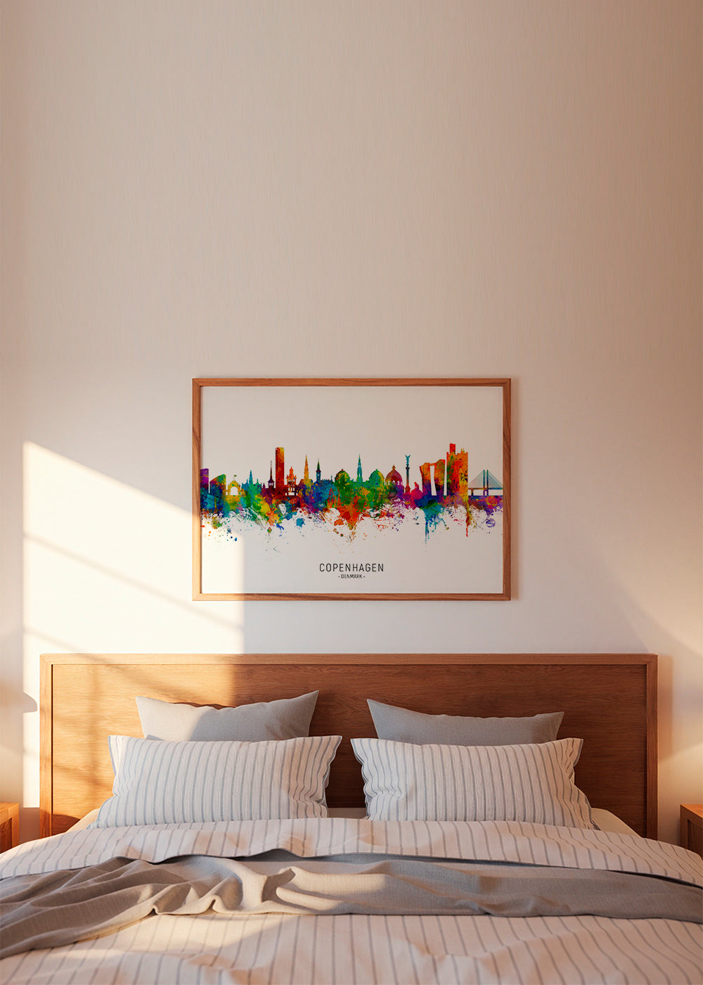 Copenhagen Skyline multicolor