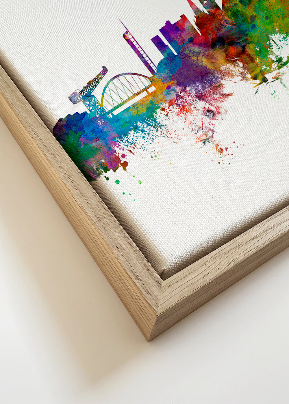 Glasgow Skyline multicolor