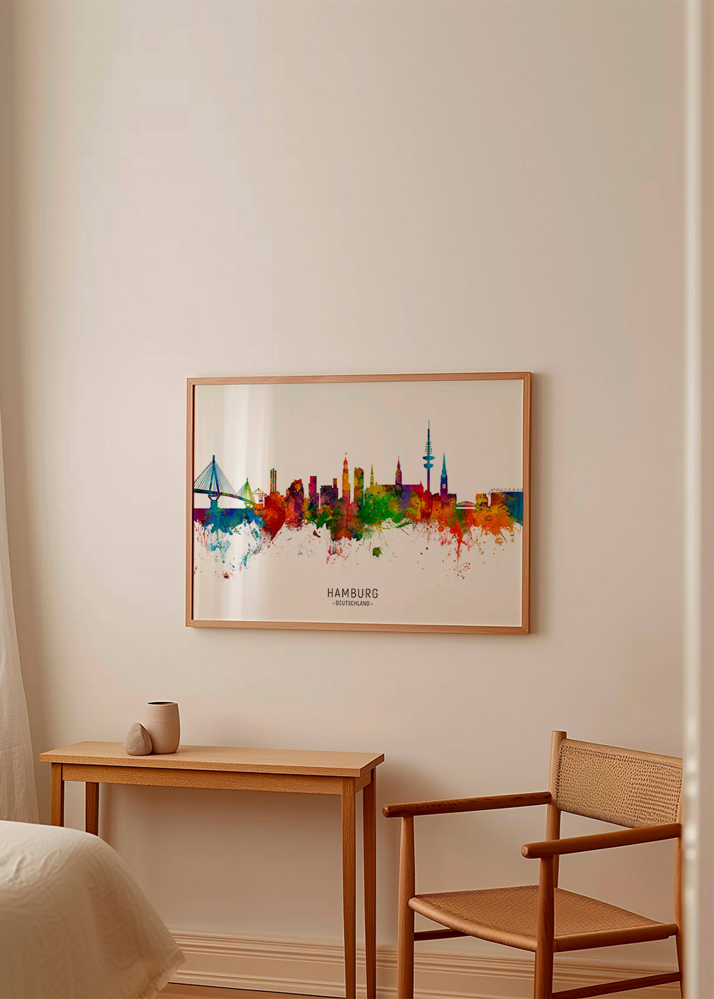 Hamburg Skyline multicolor