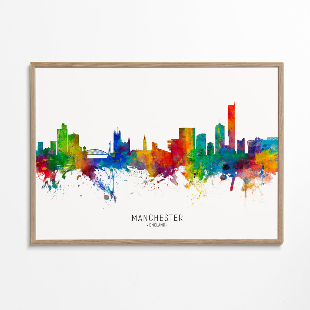 Manchester Skyline multicolor