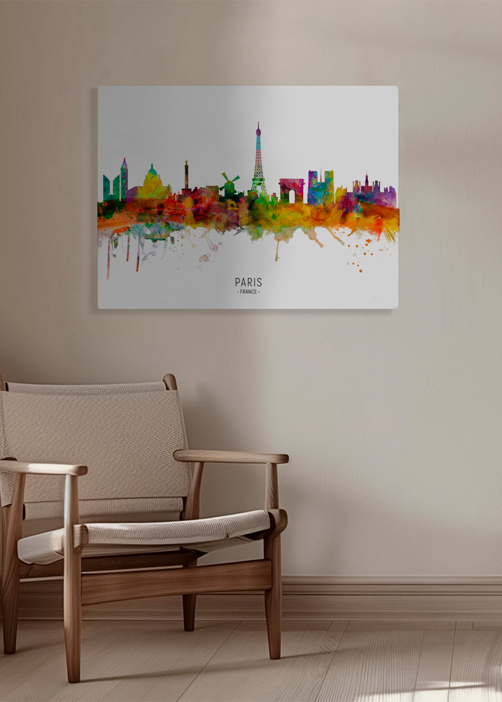 Paris Skyline multicolor