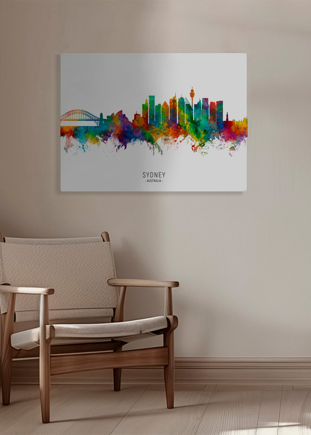 Sydney Skyline multicolor