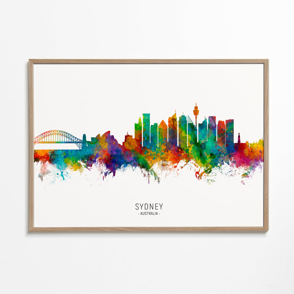 Sydney Skyline multicolor