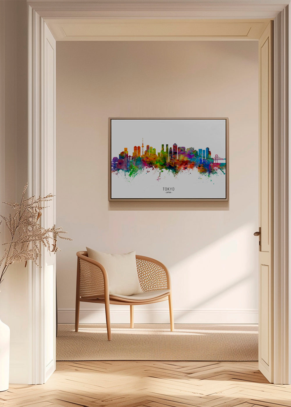 Tokyo Skyline multicolor