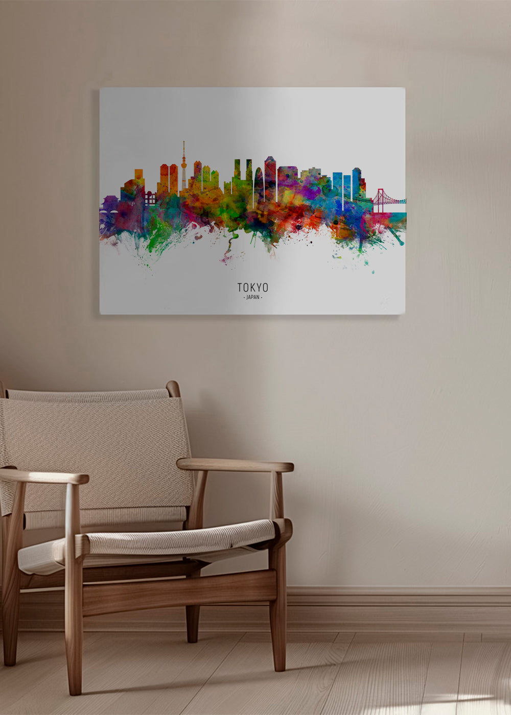 Tokyo Skyline multicolor