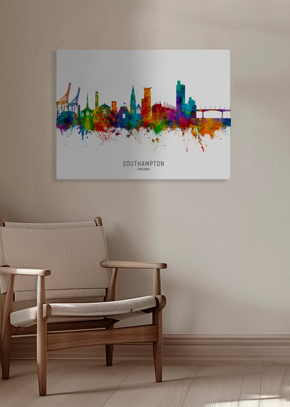 Southampton Skyline multicolor