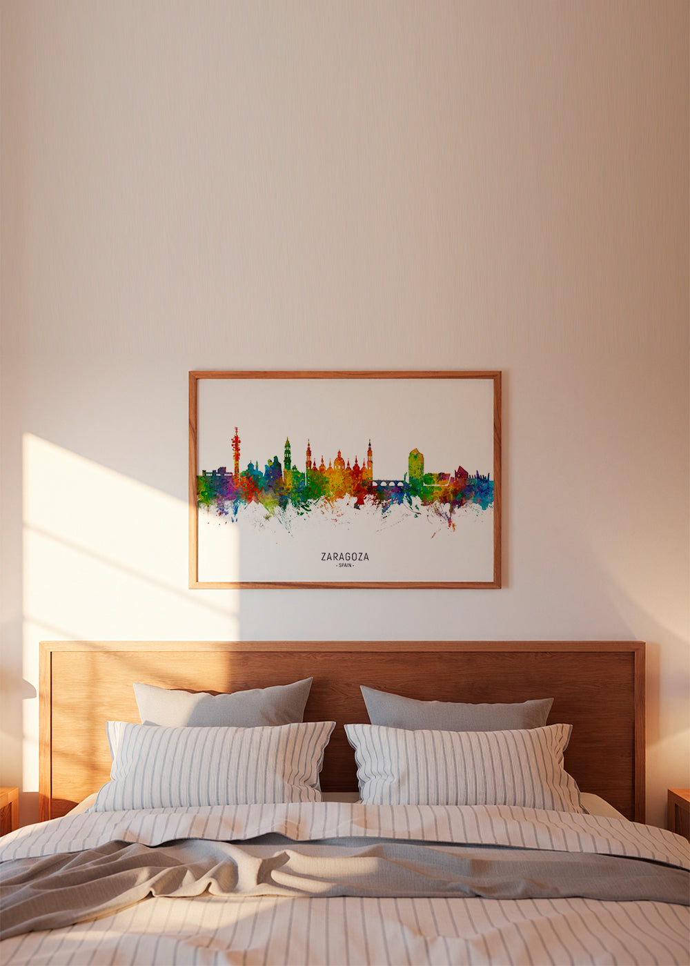 Zaragoza Skyline multicolor