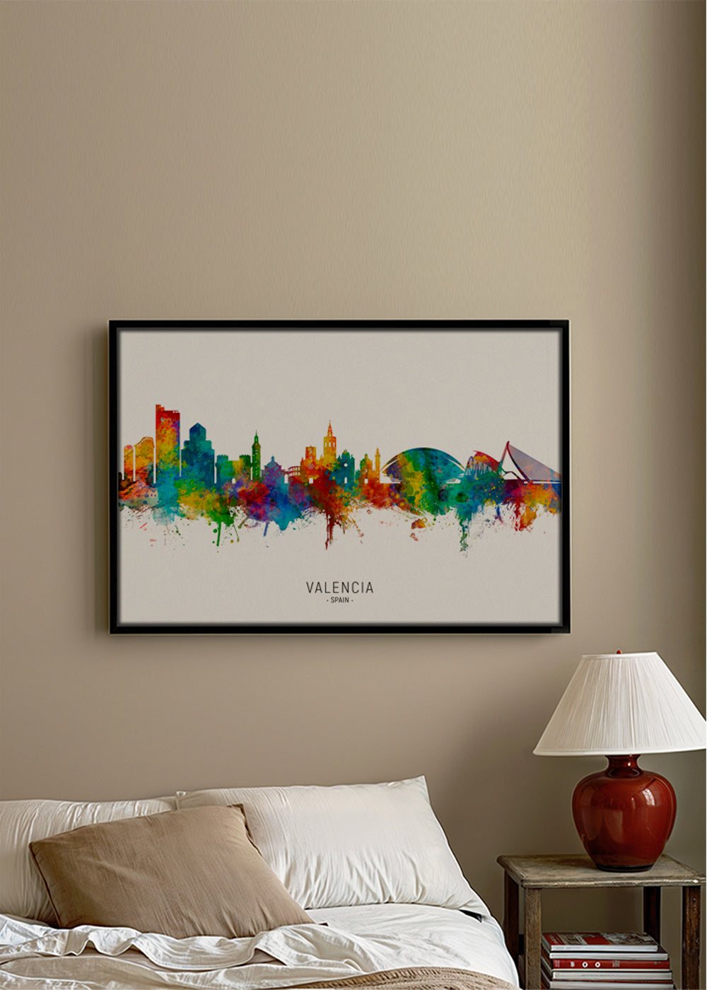 Valencia Skyline multicolor