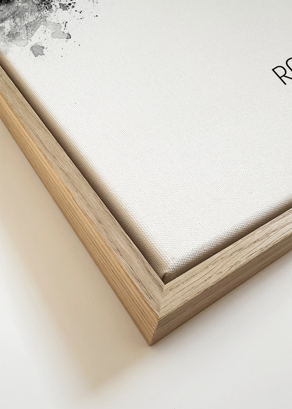 Rome Skyline en blanco y negro