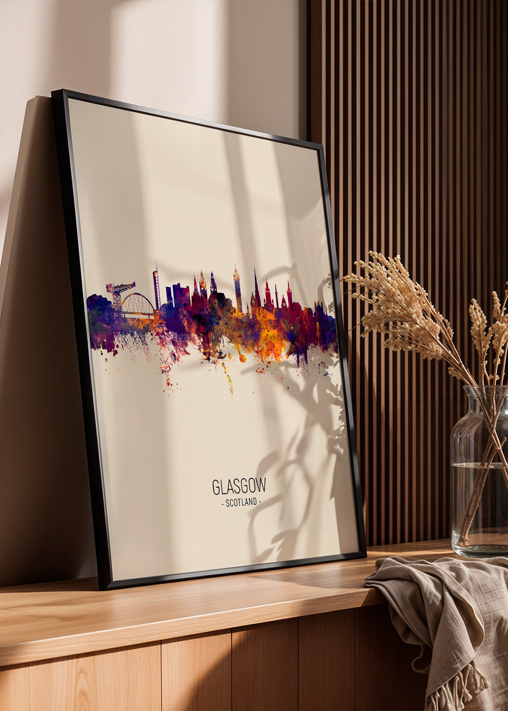 Glasgow Skyline en beige