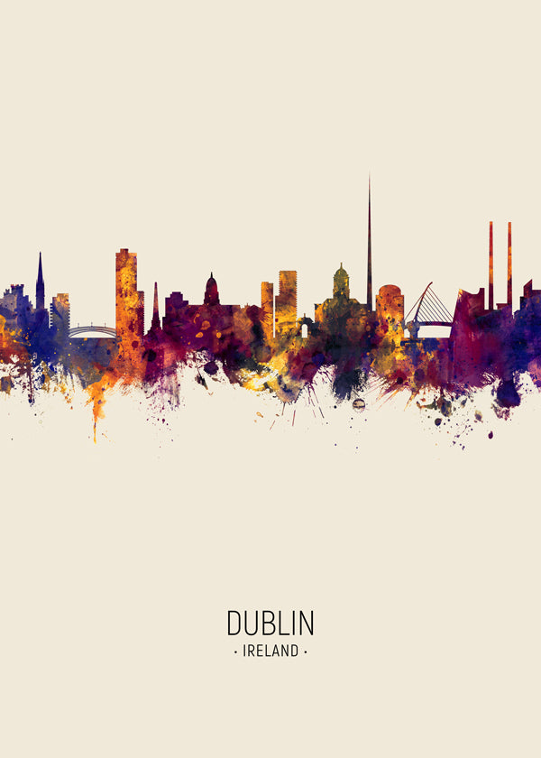 Dublin Skyline en beige