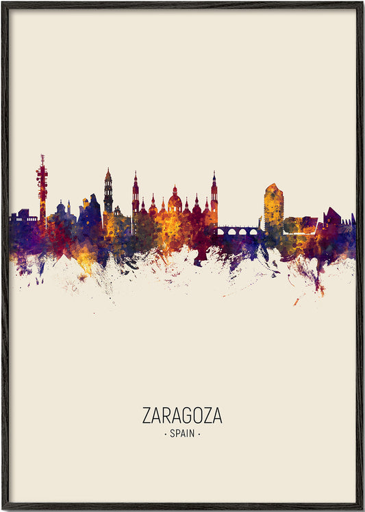 Zaragoza Skyline en beige