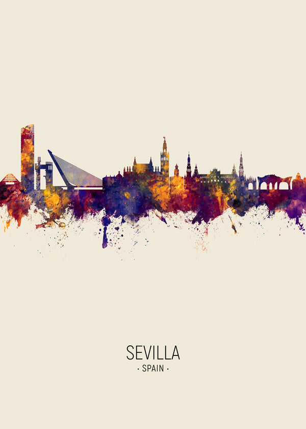 Sevilla Skyline en beige
