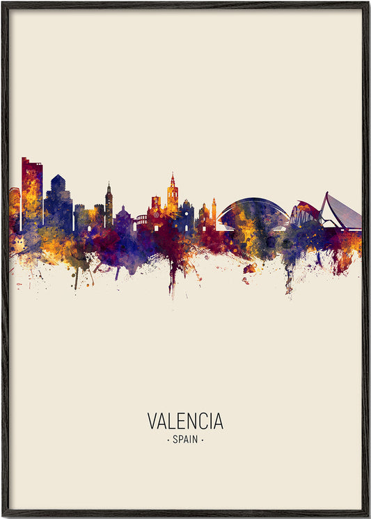 Valencia Skyline en beige