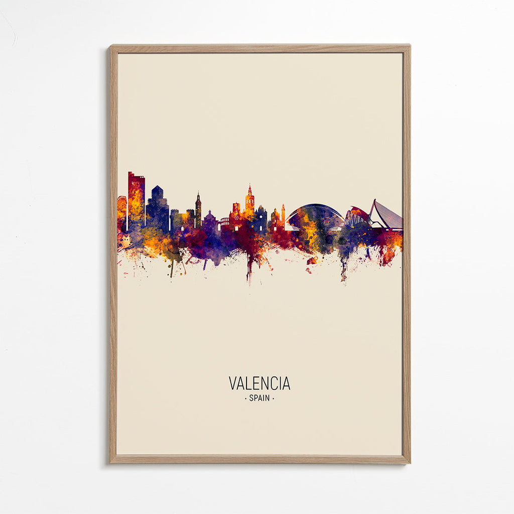 Valencia Skyline en beige