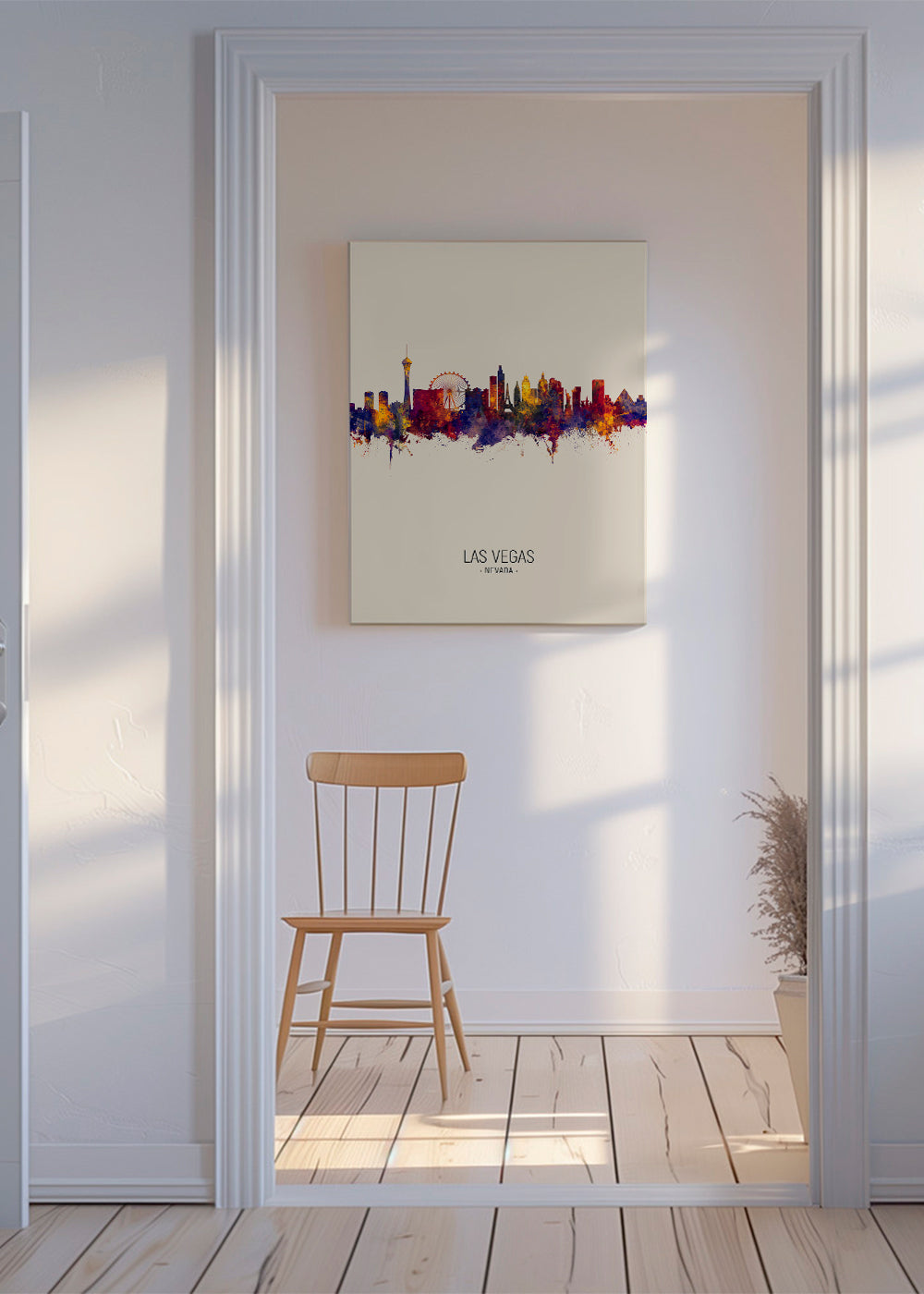 Las Vegas Skyline en beige