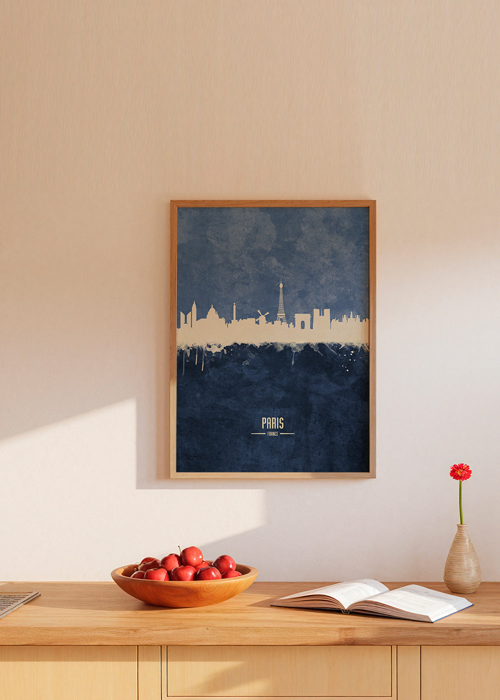 Paris Skyline Azul