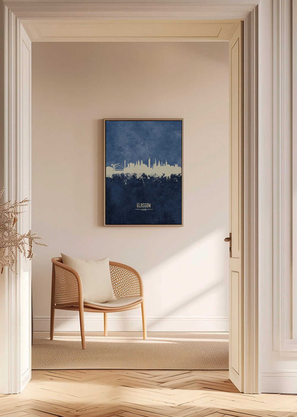 Glasgow Skyline Azul