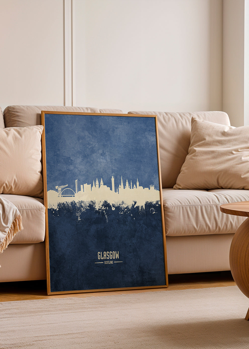 Glasgow Skyline Azul