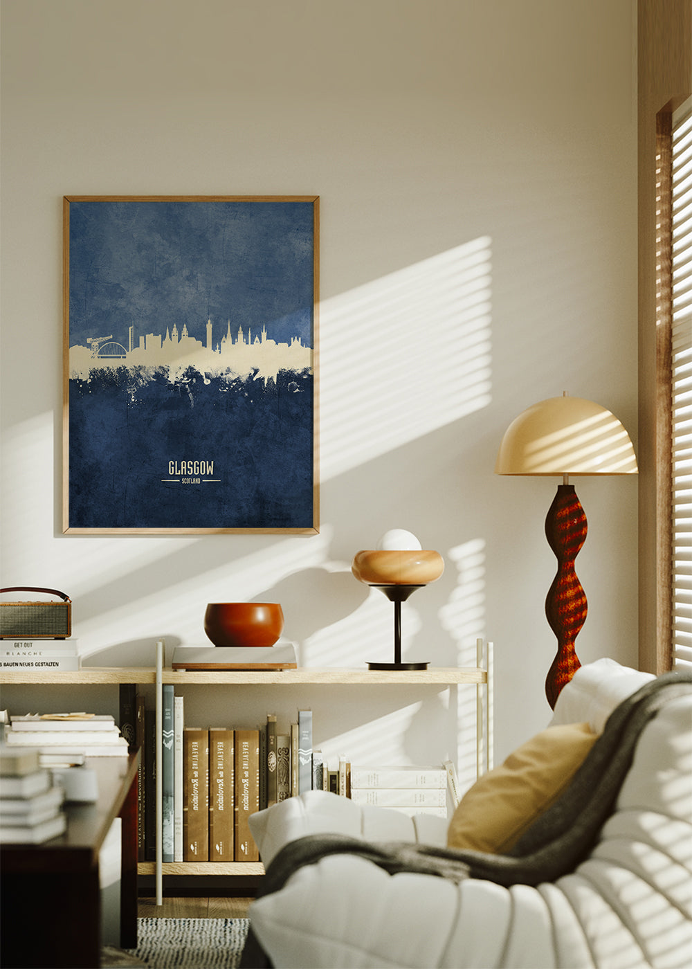 Glasgow Skyline Azul
