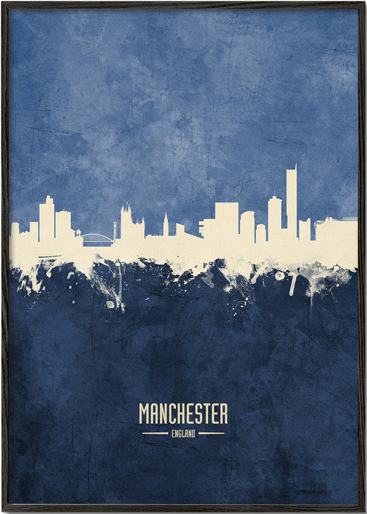 Manchester Skyline Azul