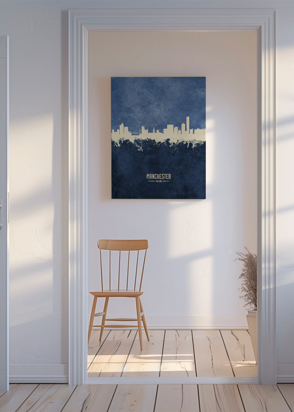 Manchester Skyline Azul