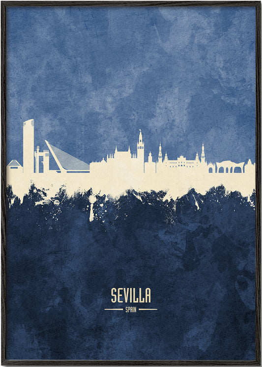 Sevilla Skyline Azul