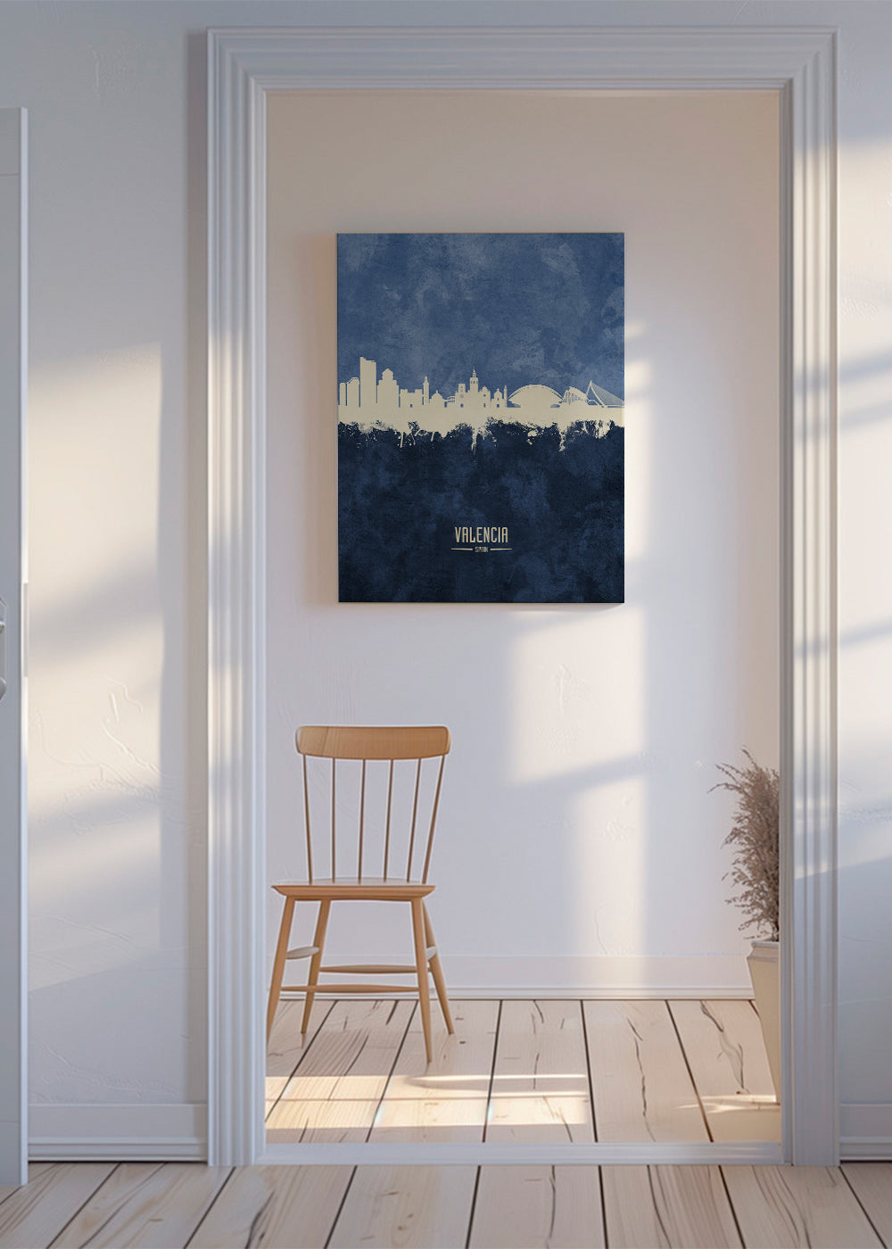 Valencia Skyline Azul
