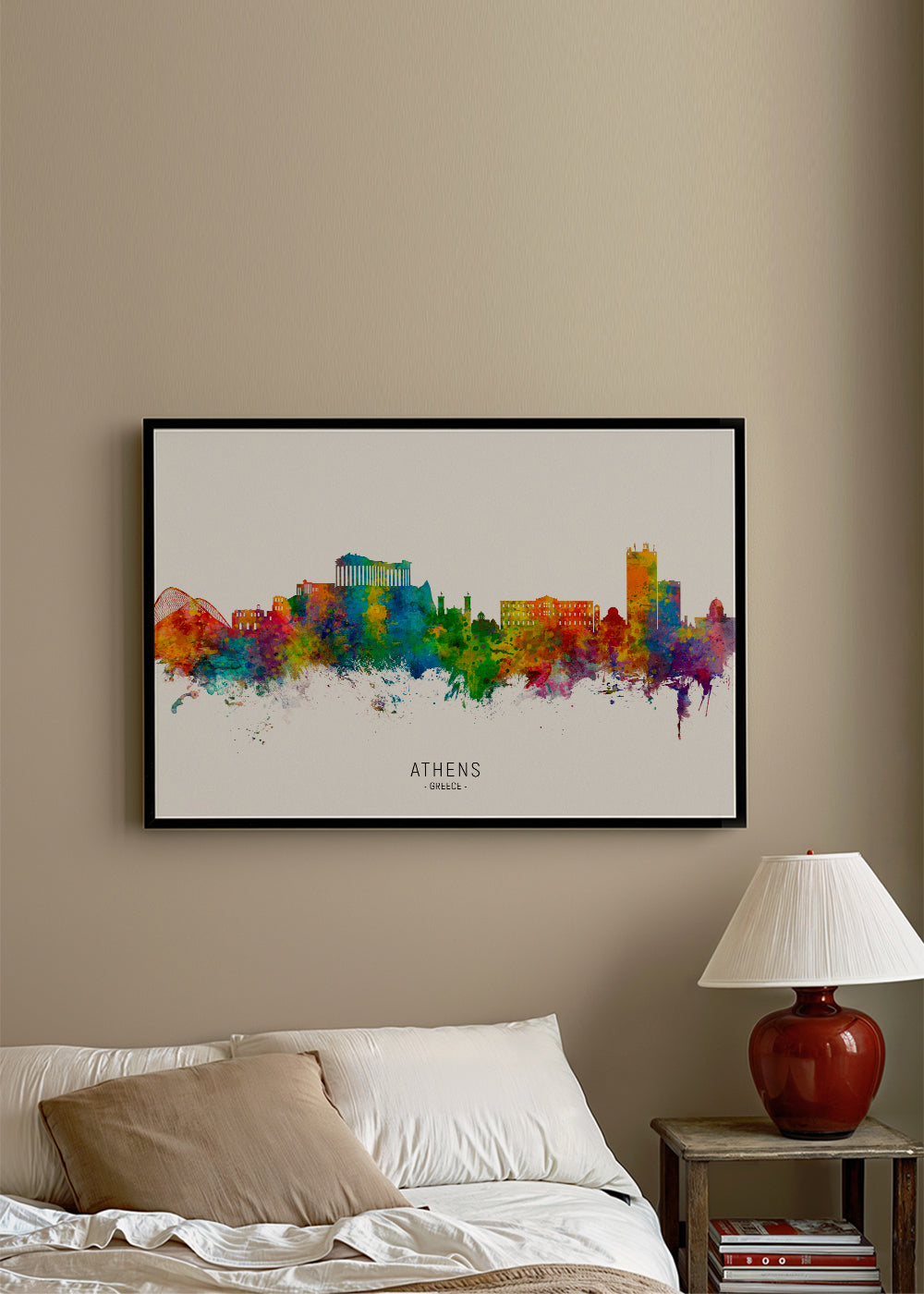 Athens Skyline multicolor