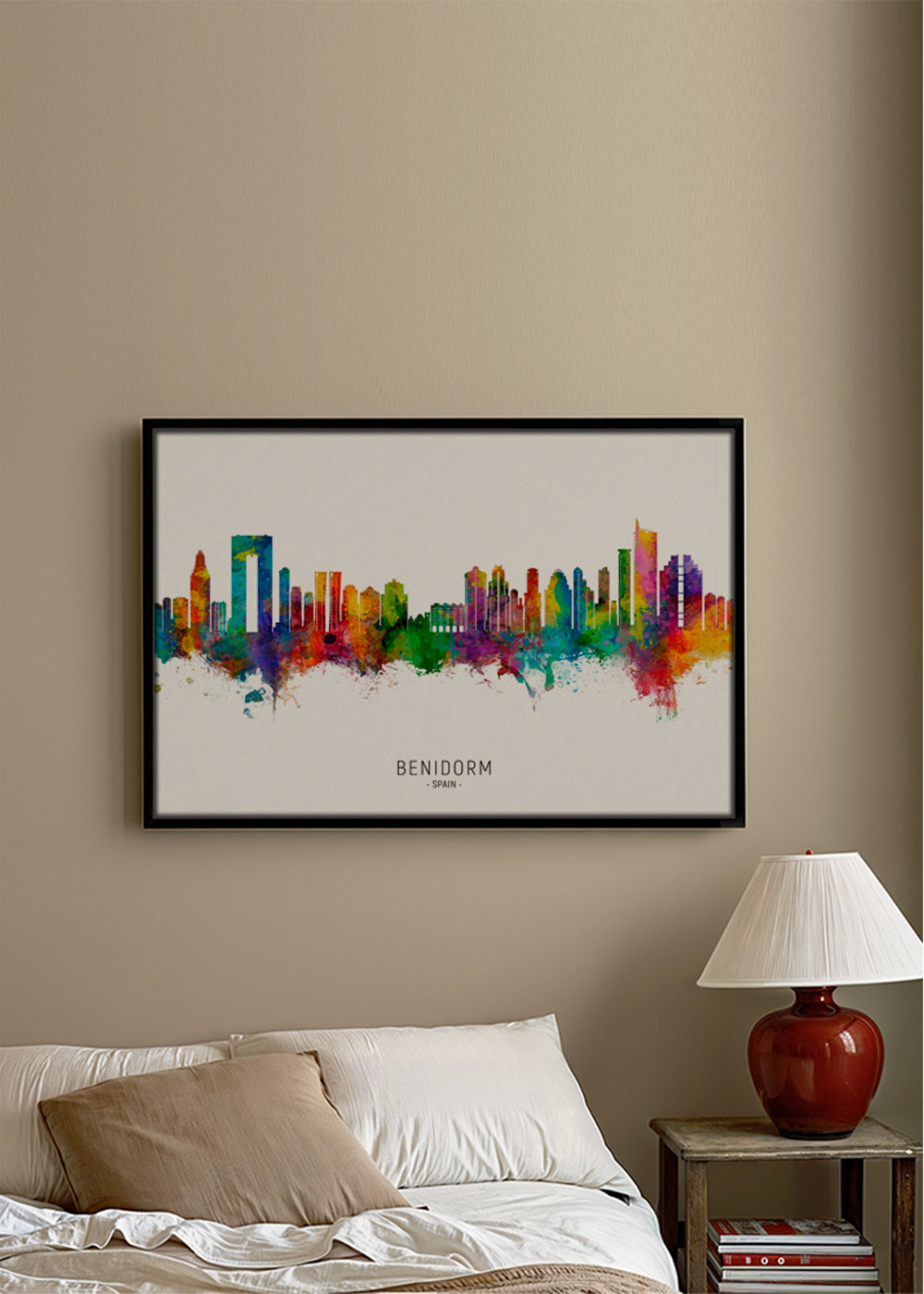 Benidorm Skyline multicolor