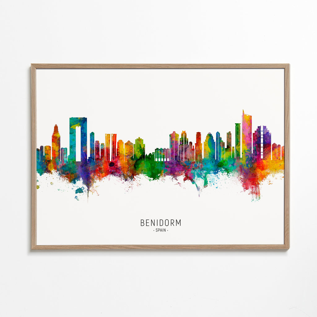 Benidorm Skyline multicolor