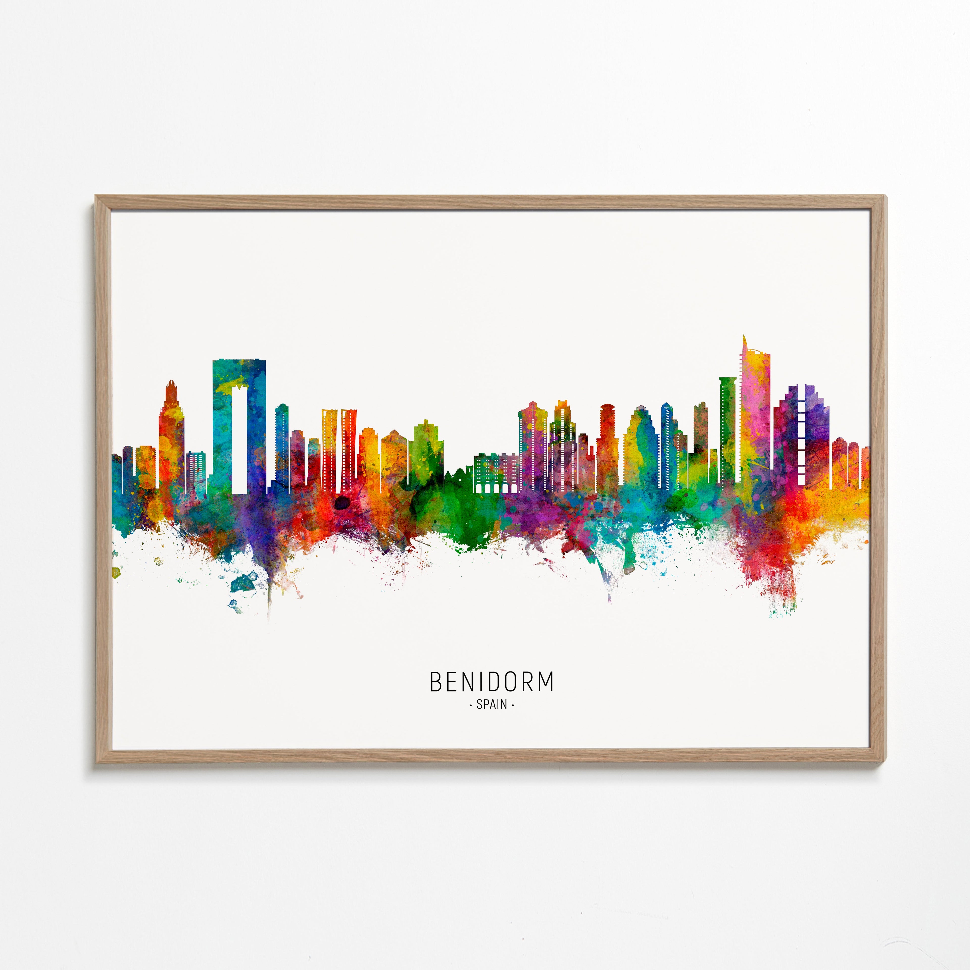 Benidorm Skyline multicolor
