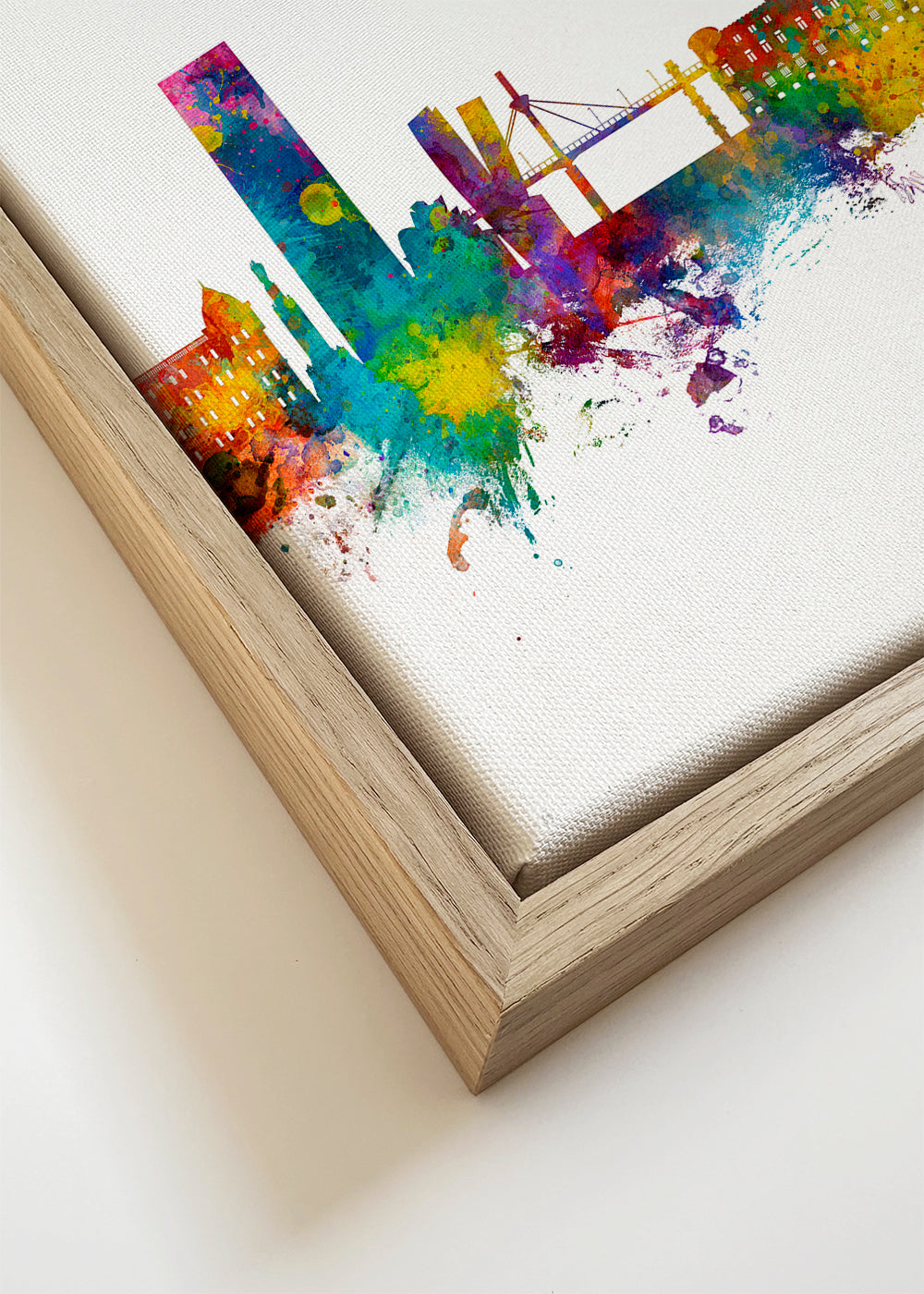 Bilbao Skyline multicolor