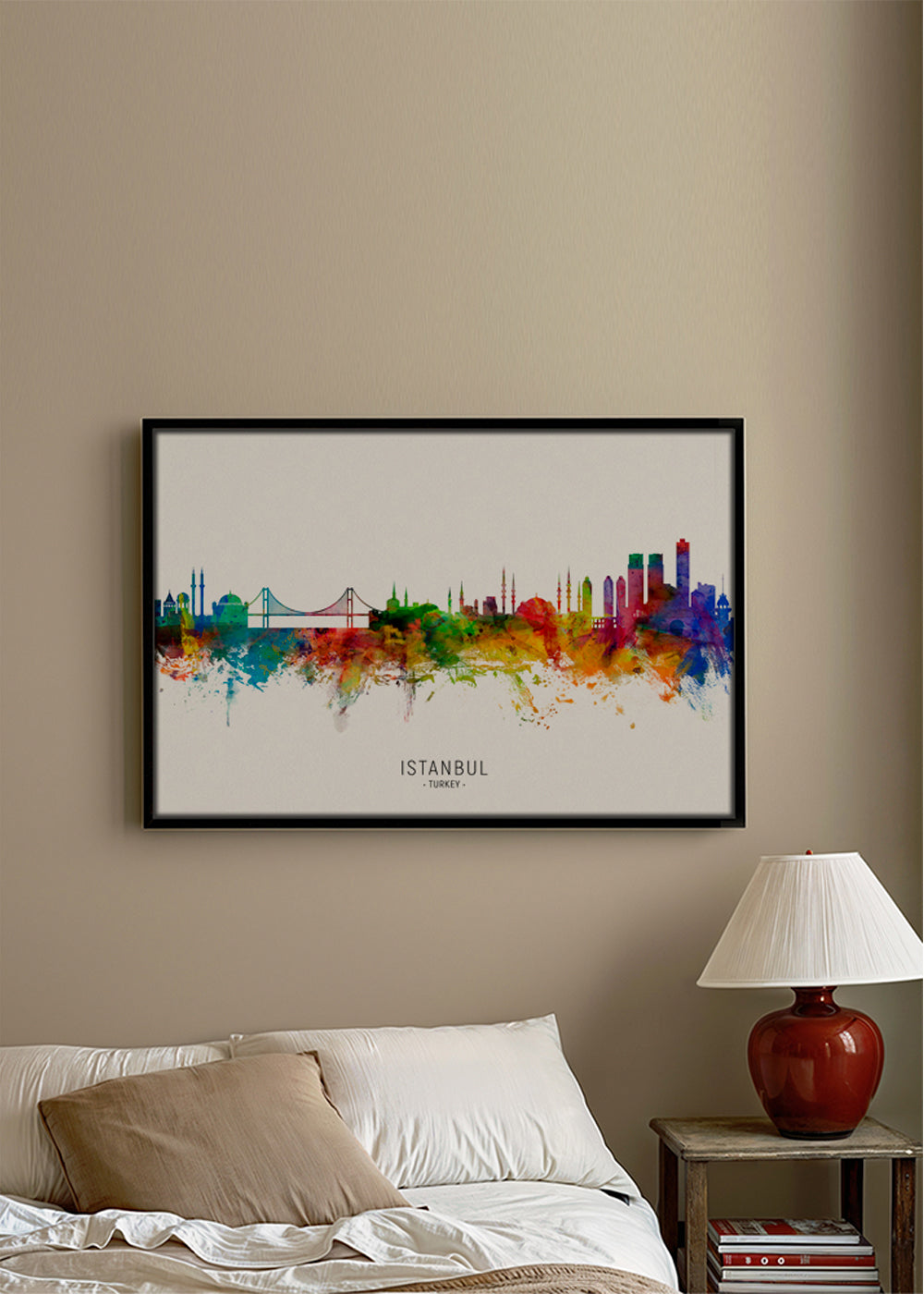 Istanbul Skyline multicolor