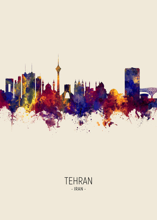 Tehran Skyline beige