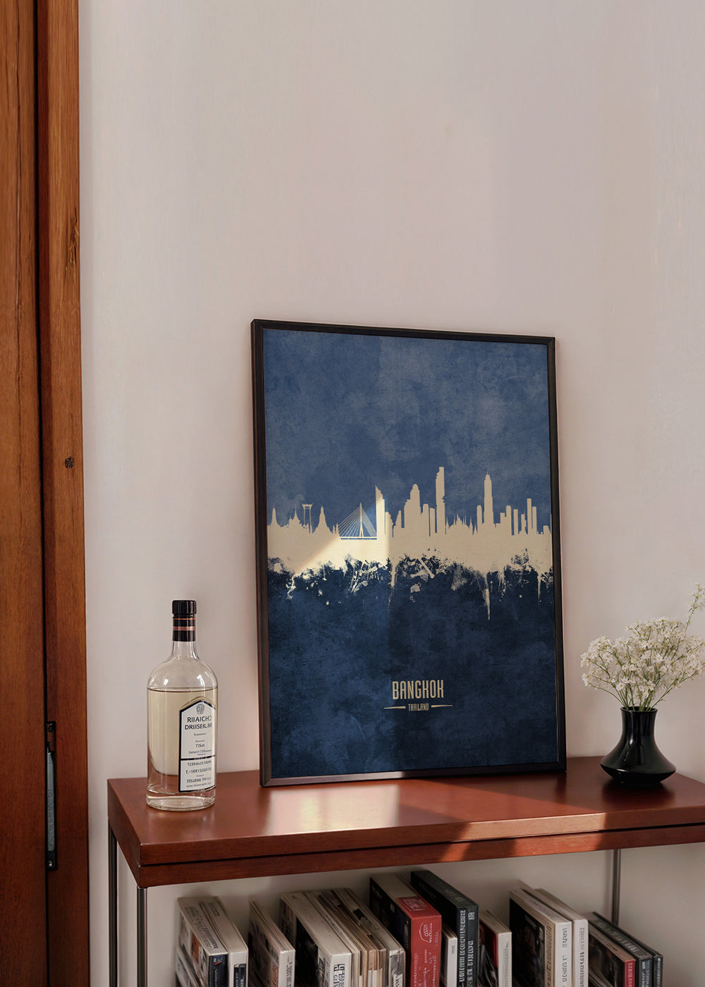 Bangkok Skyline azul