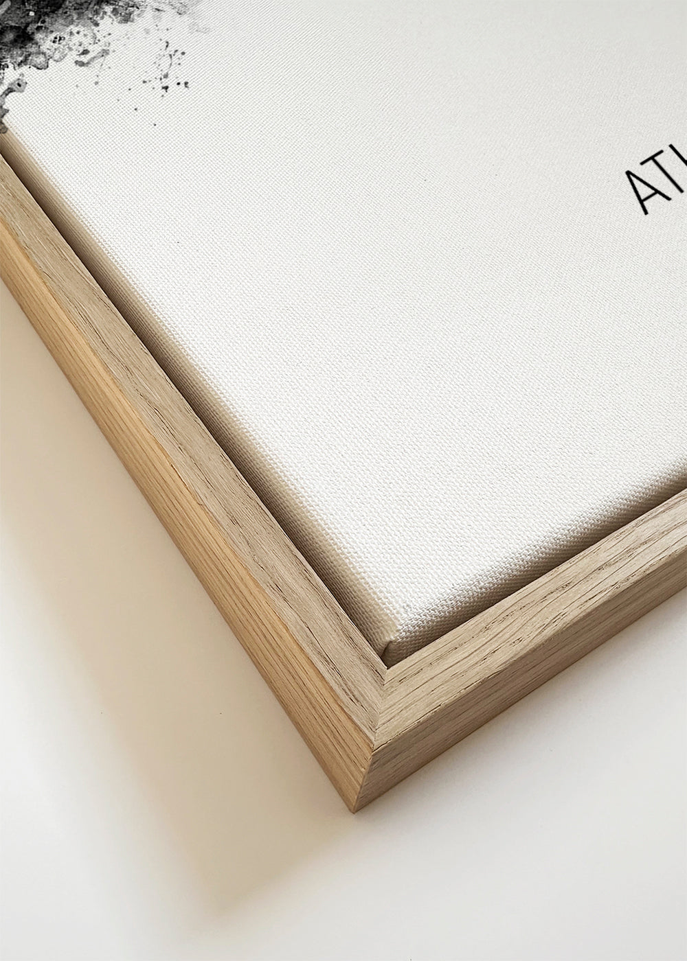 Athens Skyline blanco y negro