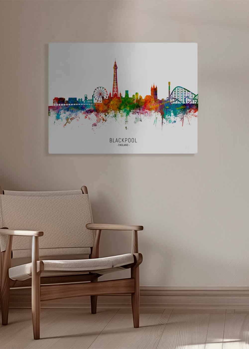 Blackpool Skyline multicolor