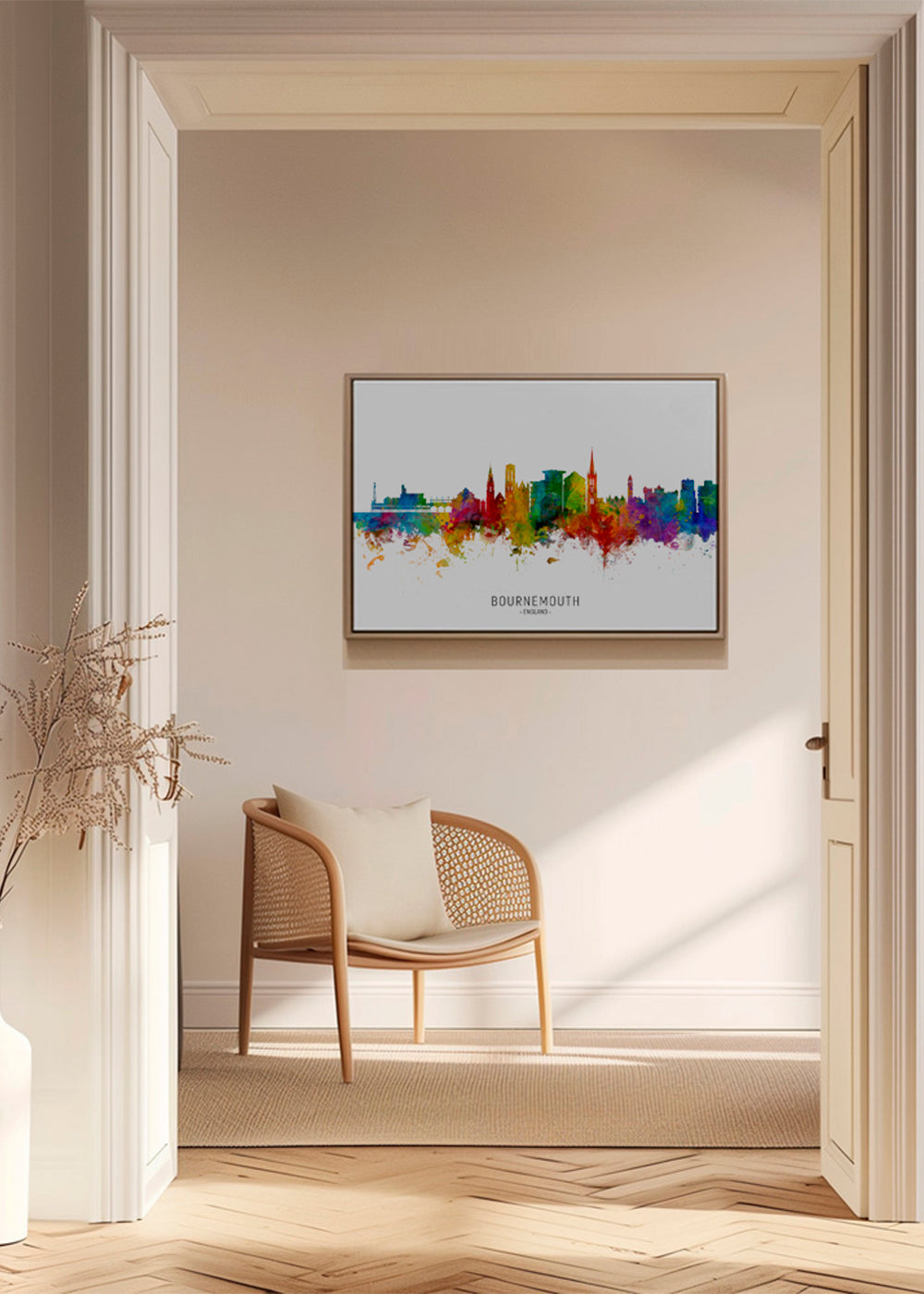 Bournemouth Skyline multicolor