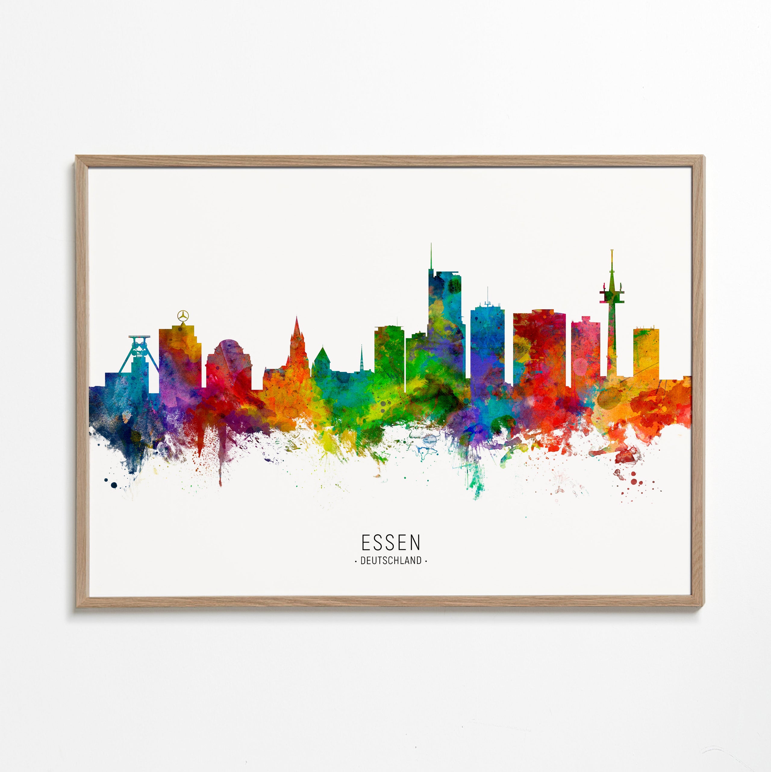 Essen Skyline multicolor