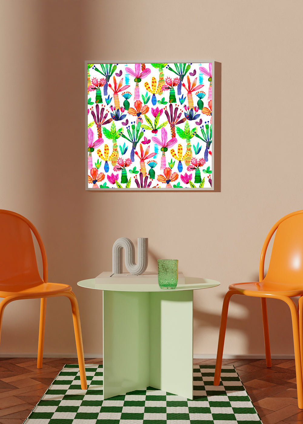 Palms Garden Cuadrado